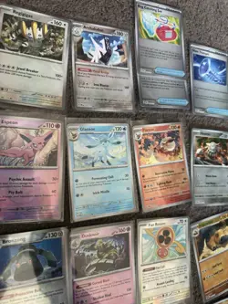 Pokemon Prismatic Evolutions Lot. Pokeballs Masterballs and Trainer Cards - Image 4
