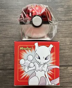 SEALED Burger King Mewtwo Red Pokemon 23K Plated Trading Card Pokeball - Image 1