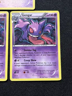 Pokemon Gengar TCG Holo Rare Card 35/83 Generations LP Set Of 3 - Image 4