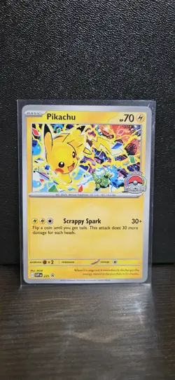 Pokemon 225 Pikachu Promo Card 2025 World Championships SVP EN Worlds English - Image 1