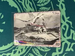 Destroy All Monsters P 076+ Foil Godzilla Card Game 1st Edition Parallel - Image 1