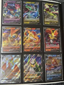 Lot of 9 All V Ultra Rare Cards Pokemon TCG Near Mint - Image 1