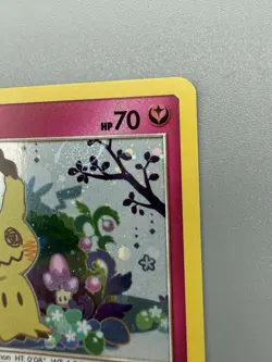 Mimikyu Promo SM163 Team Up Blister Pokemon Card Sun & Moon Holo Nice! Swirl - Image 5