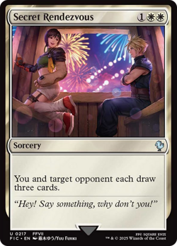 Secret Rendezvous (217) Final Fantasy Commander NM Uncommon CARD ABUGames - Image 1