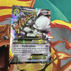 Pokemon Mega-Mewtwo-EX TCG Holo Card Breakthrough 64/162 - Image 2