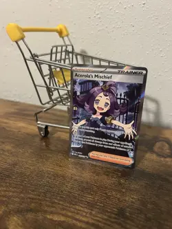 Acerola’s Mischief 165/132 Ultra Rare Full Art Pokemon Card Mega Evolution - Image 1