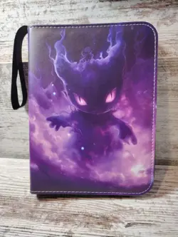 Pokemon 3-ring Card Binder, 4 Pocket, Zippered, 60 Empty Page Collector's Album - Image 1