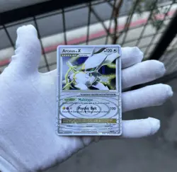 Pokemon TCG Arceus LV.X Holo Rare Card 96/99 Arceus NM PACK FRESH - Image 1