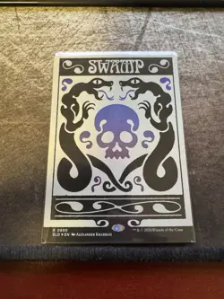 MTG Swamp (Rainbow Foil) Secret Lair Drop 0890 NM - Image 1