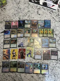 MTG Final Fantasy LOT 35 Rare Foils, Mystics & More Pack Fresh - Image 1