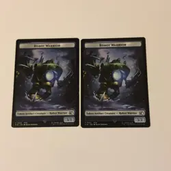 2x Sephiroth, One-Winged Angel Robot Warrior Tokens Reg. Final Fantasy MTG - Image 2