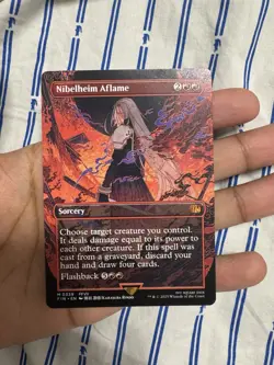 Nibelheim Aflame (Borderless) [FINAL FANTASY] Magic MTG #339 - Image 1