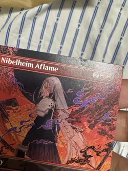 Nibelheim Aflame (Borderless) [FINAL FANTASY] Magic MTG #339 - Image 3