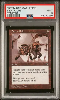 Static Orb - Tempest - MTG - Mint - PSA 9. POP 3. See my MTG store. - Image 1