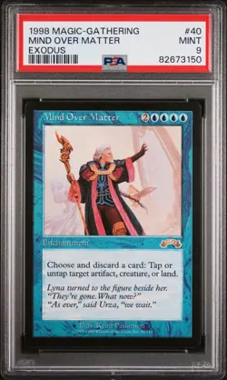 Mind Over Matter - Exodus - MINT - PSA 9. More MTG in store. - Image 1