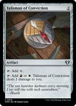 MTG - Talisman of Conviction | Commander Masters - Image 1