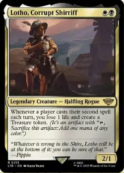 MTG - Lotho, Corrupt Shirriff - Foil | Lord of the Rings: Tales of Middle Earth - Image 1