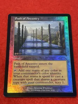 MTG Path of Ancestry Foil 25/30 promo - Image 1