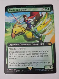 MTG - Bartz and Boko FOIL Extended Art - Final Fantasy - Image 1