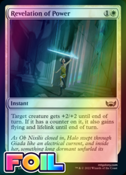 x1 Revelation of Power SNC MTG 28/281 FOIL COMMON M/NM 1x - Image 1