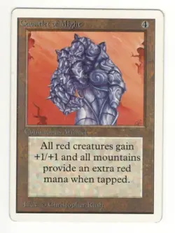 Gauntlet of Might. Unlimited. LP. MTG. Magic the Gathering - Image 1