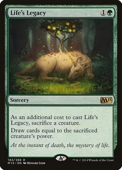Life's Legacy FOIL x1 LP - Core Set 2015 (M15) - Magic the Gathering MtG - Image 1