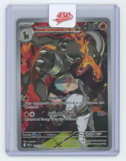 2025 Scarlet & Violet Destined Rivals Team Rocket's Houndoom Illustration Rare - Image 1