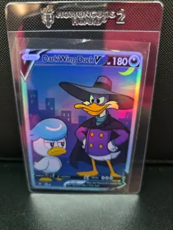 CUSTOMmade madeTOorder full art holo pokemon card PTL676 Darkwing duck Quaxly - Image 1
