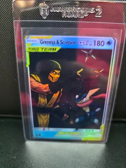 CUSTOMmade madeTOorder full art holo pokemon card PTL677 Greninja Scropion - Image 1