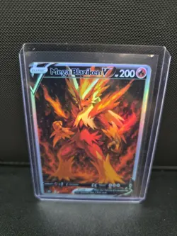 CUSTOMmade madeTOorder full art holo pokemon card PTL657 Mega Blaziken - Image 1