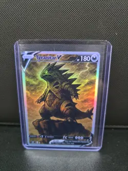 CUSTOMmade madeTOorder full art holo pokemon card PTL653 Tyranitar - Image 1