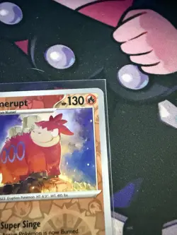 Pokemon TCG Paldean Fates Camerupt 12/91 Reverse Holo - Same Day Shipping! - Image 2