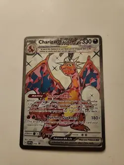 Pokemon Charizard EX Holo Trading Card Stage 2-056 - Image 1
