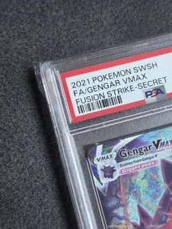 Gengar 🔥VMAX Pokemon Fusion Strike Secret Rare Full Alt Art #271 PSA 8 - Image 5