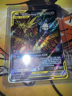 2019 Pokemon TCG - Moltres Zapdos Articuno GX TAG TEAM #SM210 Black Star Promo - Image 1