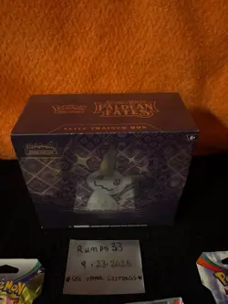 Pokemon Paldean Fates ETB Elite Trainer Box New Sealed+ Bonus items - Image 2