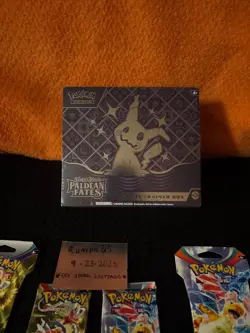 Pokemon Paldean Fates ETB Elite Trainer Box New Sealed+ Bonus items - Image 5