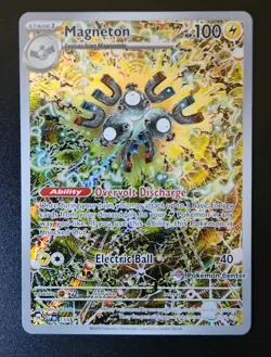 Pokemon TCG Magneton SVP 159 Surging Sparks POKEMON CENTER Promo NM - Image 1