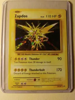 Pokemon XY Evolutions Zapdos 42/108 Holo Rare NM - Image 3