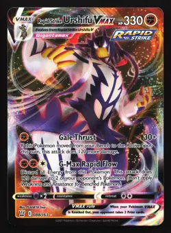 Pokemon Rapid Strike Urshifu VMAX 088/163 Battle Styles Ultra Rare Holo LP - Image 1