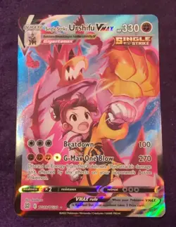Pokemon TCG Single Strike Urshifu VMAX TG19/TG30 Brilliant Stars Trainer Gallery - Image 1