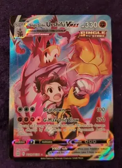 Pokemon TCG Single Strike Urshifu VMAX TG19/TG30 Brilliant Stars Trainer Gallery - Image 5