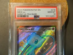 Mew ex Pokemon 216/091 SV: Paldean Fates Holo PSA 10 - Image 2