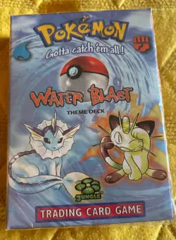 1999 Factory Sealed Pokemon Factory Sealed Water Blast Jungle Starter Deck Set - Image 1