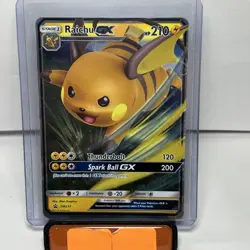 Pokemon Black Star Promo Raichu GX SM213 NM - Image 1