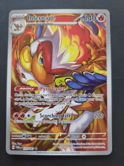 Pokemon TCG Infernape Illustration Rare 173/167 Sv06: Twilight Masquerade Holo - Image 2