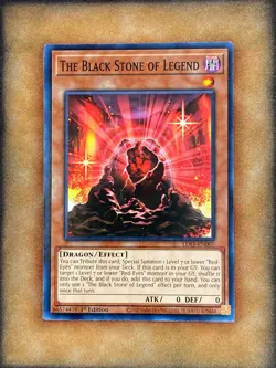 Yugioh The Black Stone of Legend LDS1-EN007 Common 1st Ed NM - Image 1
