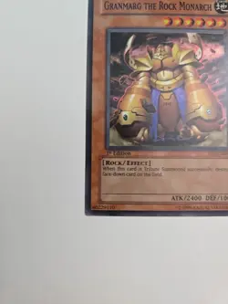 Yugioh Granmarg the Rock Monarch FET-EN009 Flaming Eternity 1st Edition (MP) - Image 4