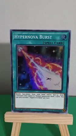 2019 Yugioh Hypernova Burst Spell Card RIRA-EN063 Super Rare Rising Rampage - Image 1