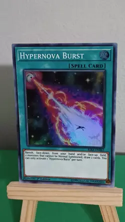 2019 Yugioh Hypernova Burst Spell Card RIRA-EN063 Super Rare Rising Rampage - Image 2